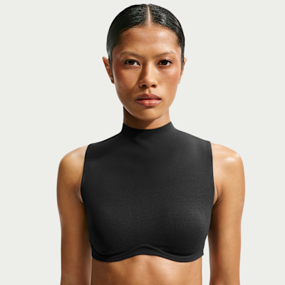NikeSKIMS Studio Stretch Women's Light-Support Mock-Neck Sports
